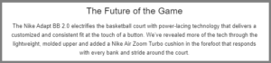 Nike Basketball Shoe Technology: Description