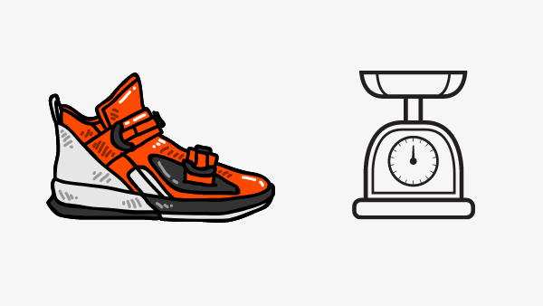 Basketball Shoes vs. Running Shoes: Weight 1