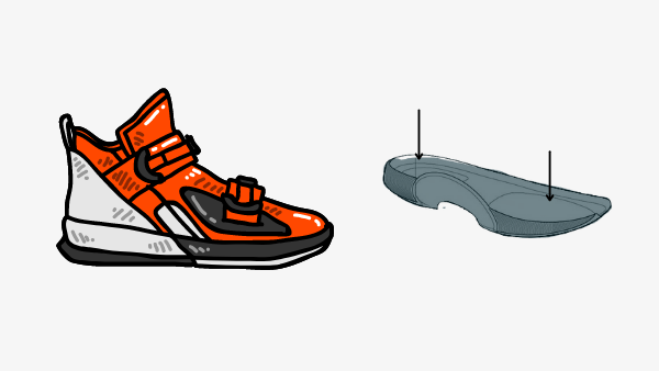 Basketball Shoes vs. Running Shoes: Offset 1